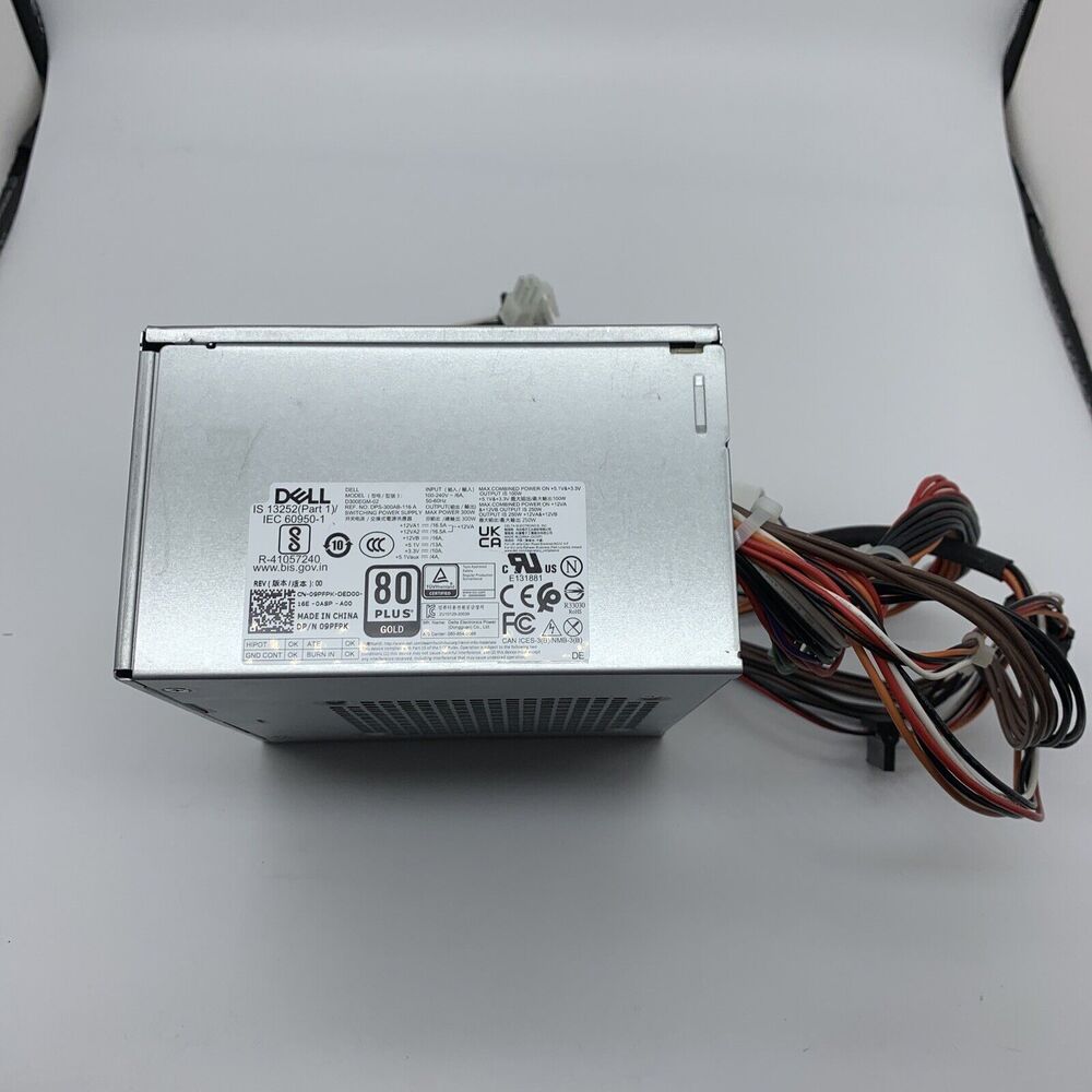 Genuine Dell 300W‎ Switching Power Supply D300EGM-02 9PFPK